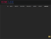 Tablet Screenshot of kimleecpas.com